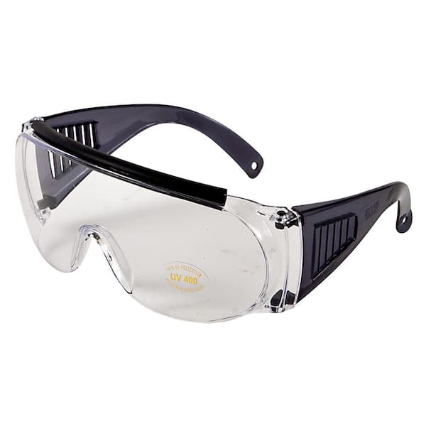 Allen Shooting & Safety Fit Over Glasses for Use with Prescription Eyeglasses, Clear Lenses, Wrap Around Frame