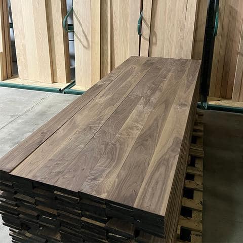 Walnut Hardwood 3/4 S4S