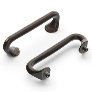 Craftsman Collection 3 in. (76mm) Center to Center Oil-Rubbed Bronze Highlighted Finish Modern Zinc Bar Pull (10-Pack)