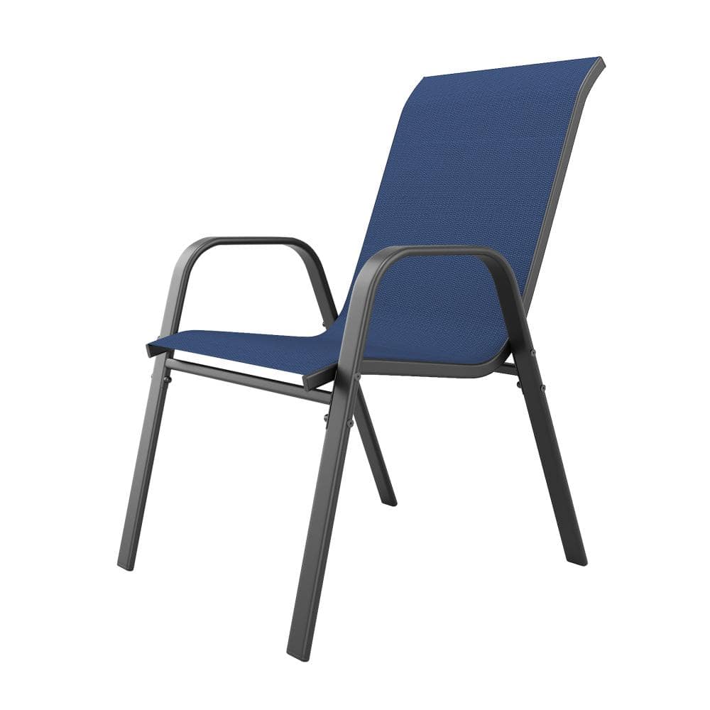 Navy Blue  6-Piece Outdoor Dining Chairs  for Patio price history on PriceWatchPro