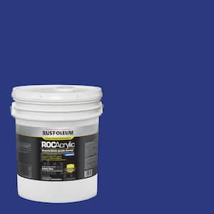 5 gal. ROC Acrylic 3800 DTM OSHA Gloss Safety Blue Interior/Exterior Enamel Paint