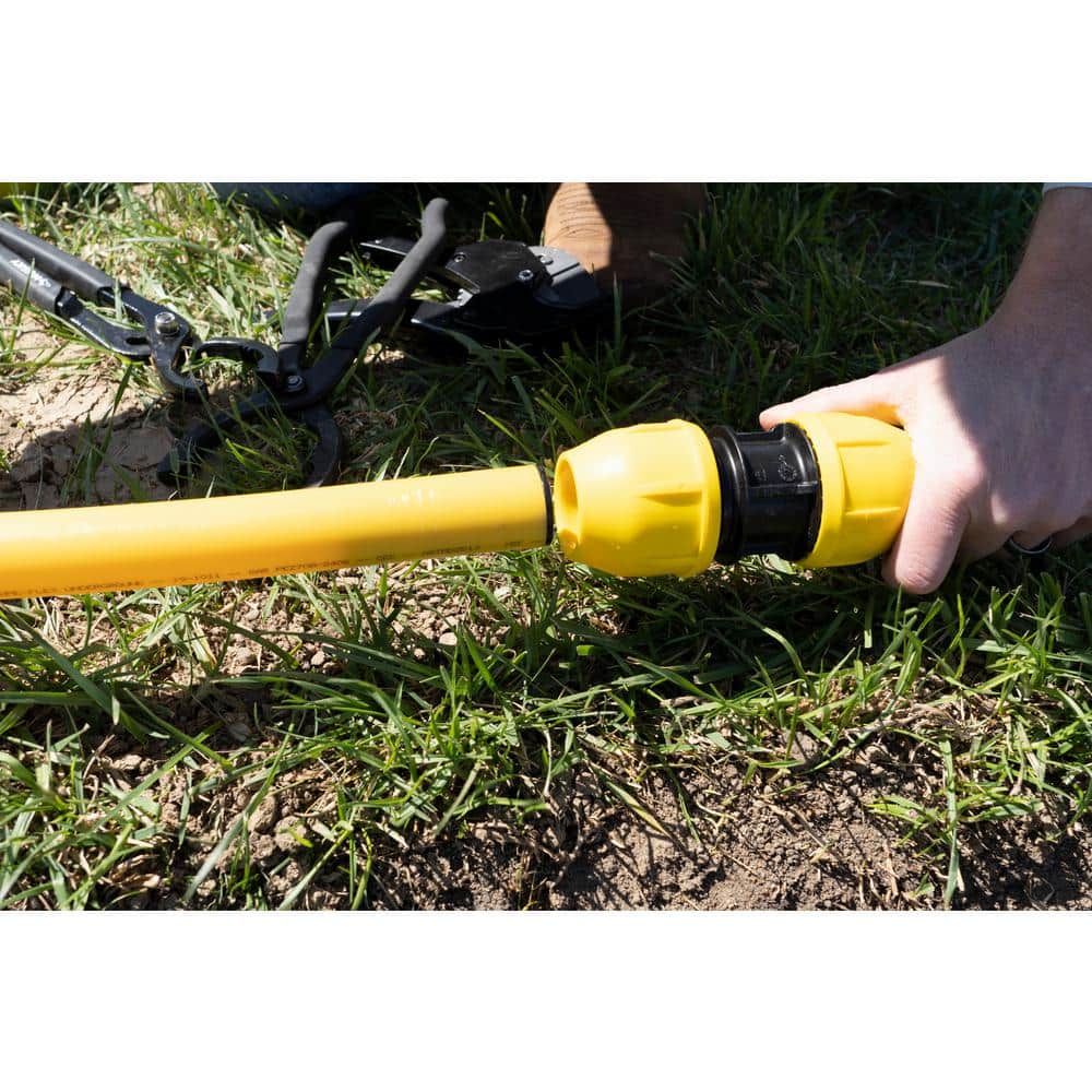 Buy 11/4 in. IPS x 100 ft. DR 11 Underground Yellow Polyethylene Gas