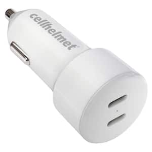 20-Watt Dual-Port USB-C Power Delivery Car Charger