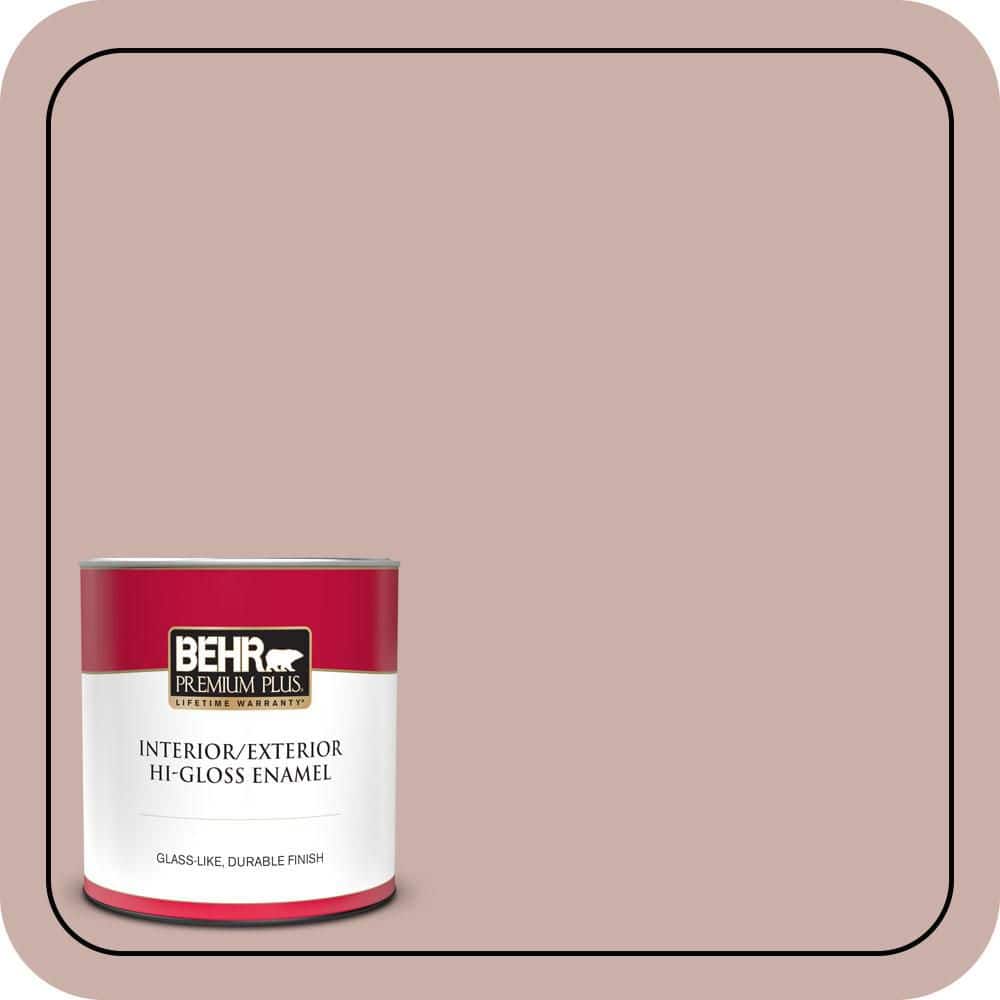 1 qt. #HDC-CT-07A Vintage Tea Rose Hi-Gloss Enamel Interior/Exterior Paint & Primer price history on PriceWatchPro