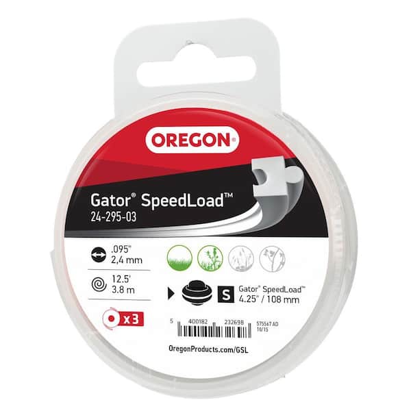 Oregon Gator SpeedLoad .095 in. x 12.5 ft. Replacement Trimmer Line Disk
