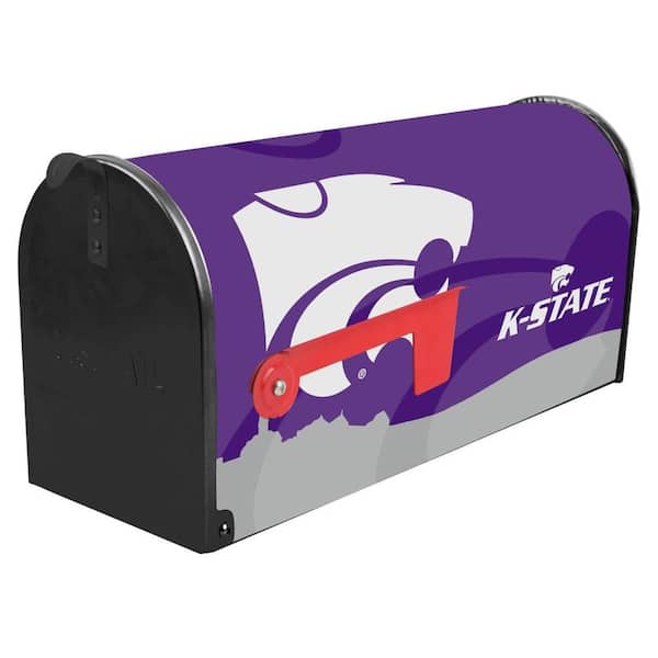 Sainty International Purple Post Mount Kansas State University Mailbox