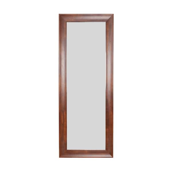 BrandtWorks 71 in. H x 21.5 in. W Rustic Framed Rectangle Brown Full Length Decorative Mirror