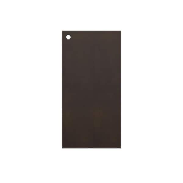 Emerson 3 in. W x 0.13 in. D x 6 in. H in Cocoa cabinet sample chip