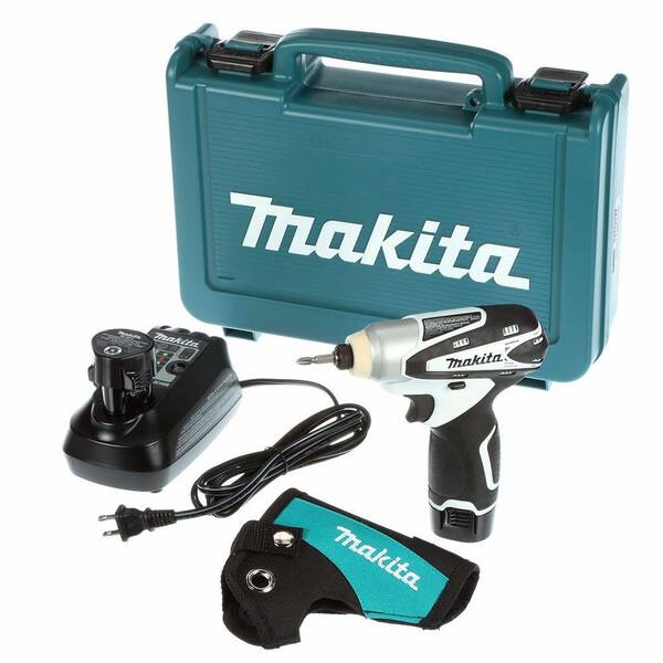 Makita 12-Volt MAX Lithium-Ion Cordless Impact Driver Kit with (2) Batteries 1.3Ah, Charger, Hard Case