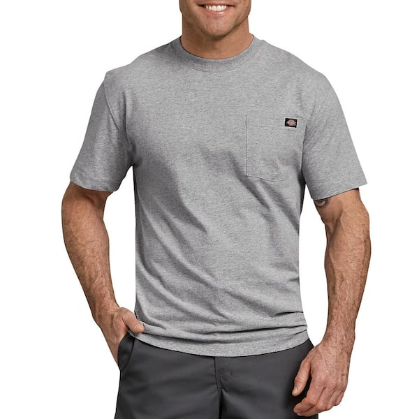 Dickies Men's Short Sleeve Heavyweight T-Shirt WS450HG - The Home Depot