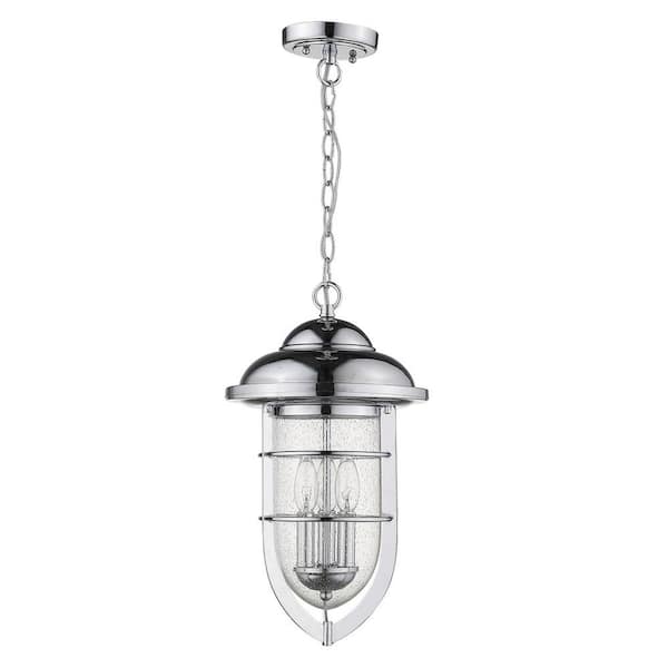 chrome hanging lantern