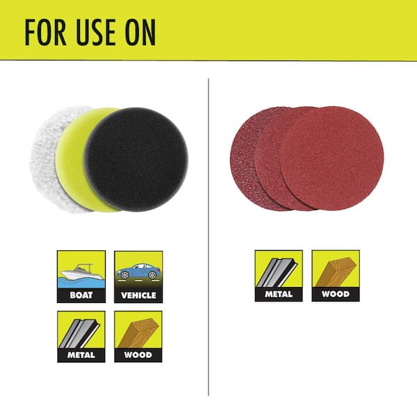 RYOBI - ONE+ 18V Cordless 3 in. Variable Speed Detail Polisher/Sander (Tool Only)