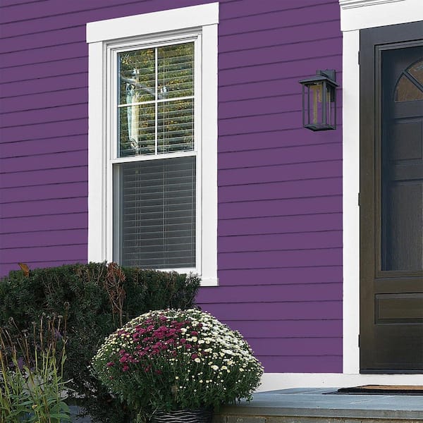 Glidden Premium 5 gal. PPG1176-7 Perfectly Purple Flat Exterior