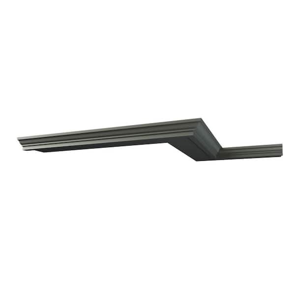 Ekena Millwork Alora 6.125 in. D x 1.75 in. W x 12 in. L Polyurethane Crown Moulding Sample