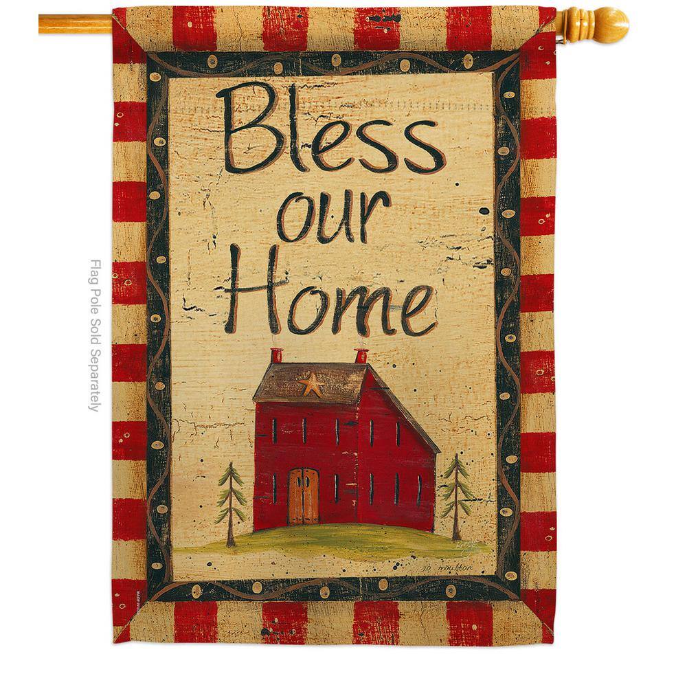 Breeze Decor Gartenflagge 'Navy Jack Americana' – 33x47 Cm, Wetterfest, Doppelseitig Bedruckt