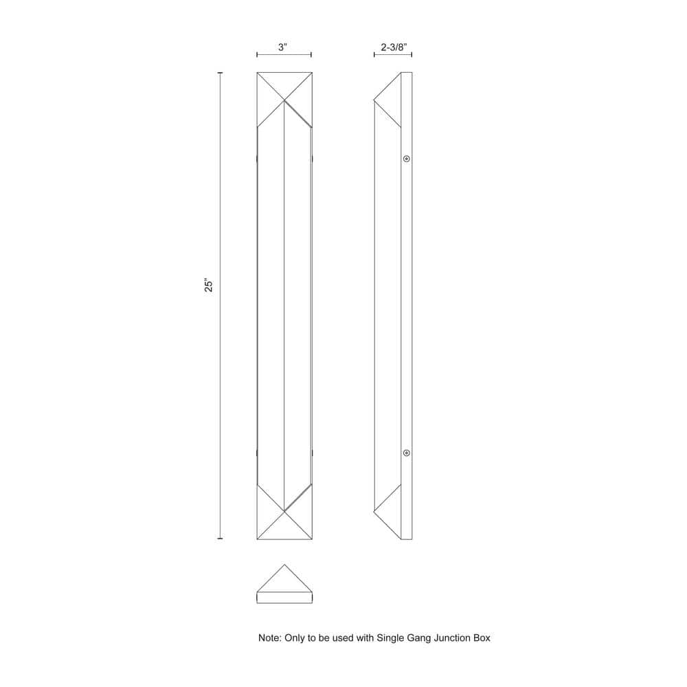 Caesar Urban Bronze Alabaster LED Bath Sconce