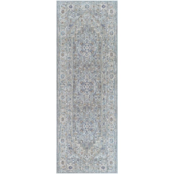 Artistic Weavers Warwick Light Gray 3 ft. x 7 ft. Indoor Area Rug