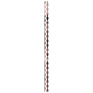 Midland 0.125 in. T x 0.17 ft. W x 8 ft. L Rose Gold Mirror Acrylic Resin Decorative Wall Paneling 30-Pack