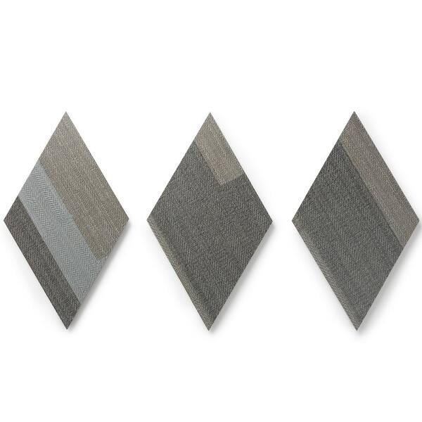 Lucida USA (Sample) MosaiCore Sahara Braid Gray Patterned Look 28-mil Waterproof Glue Down Vinyl Tile