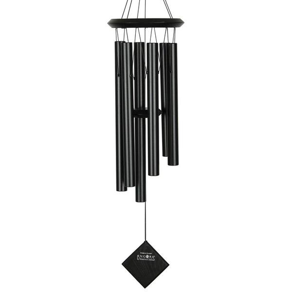 WOODSTOCK CHIMES Encore Collection, Chimes of Pluto, 27 in. Black Wind