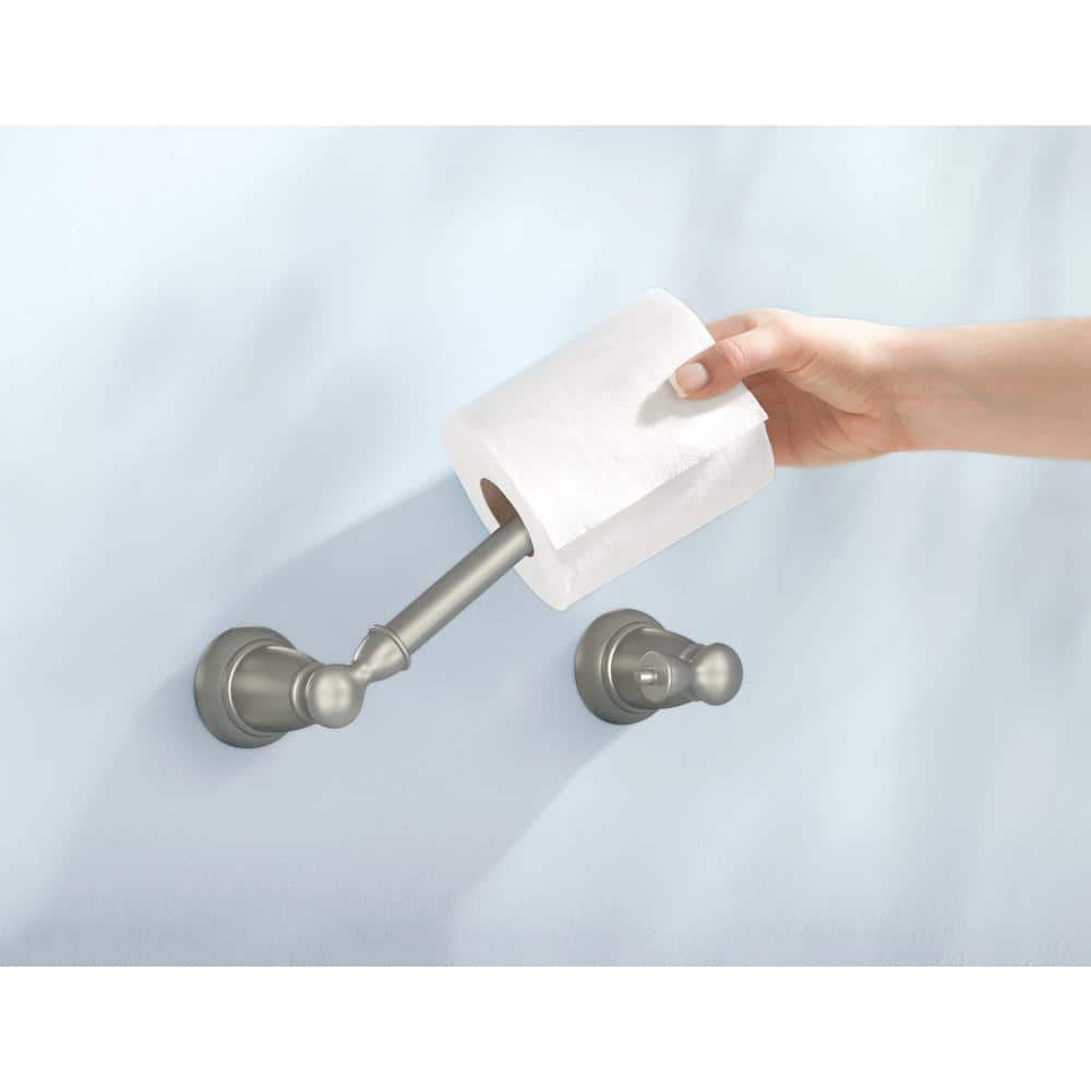 Banbury Brushed Nickel Wall Mounted Toilet Paper Holder