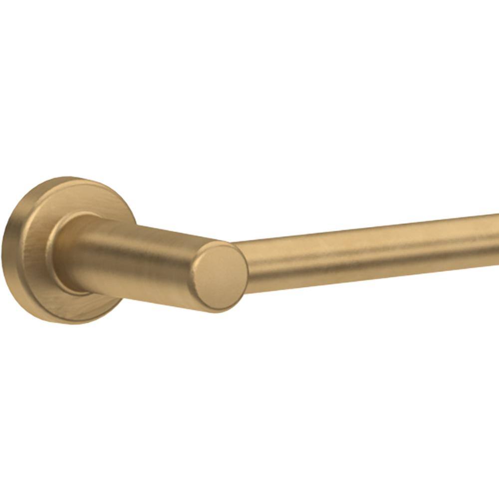 Satin Gold Adjustable Wall Mounted Double Towel Bar