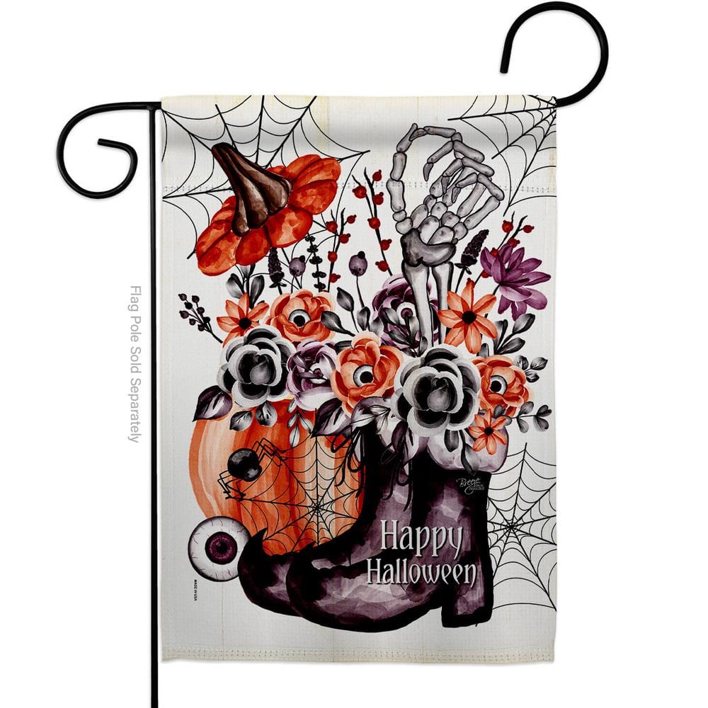 13 in. x 18.5 in. Witch Bouquet Halloween Garden Flag Double-Sided Falltime Decorative Vertical Flags price history on PriceWatchPro