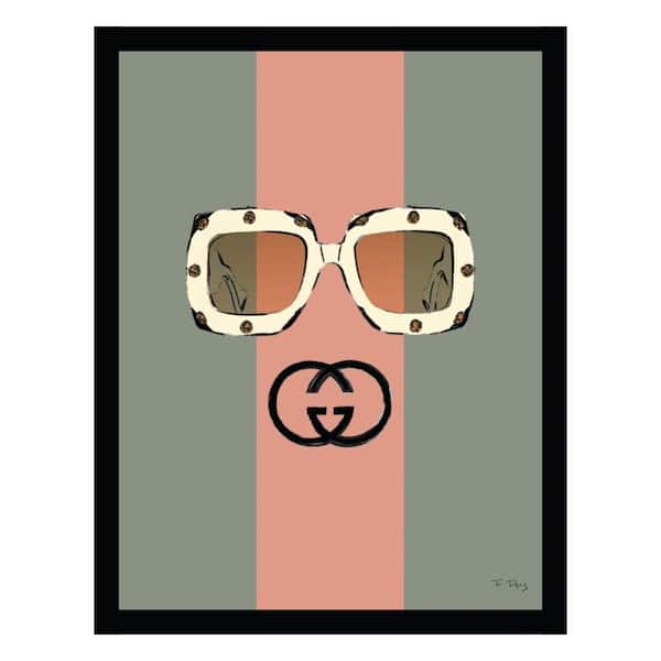 VENICE BEACH Collections Fashion Glam Designer Sunglasses by Fairchild Paris 1 Piece Framed Graphic Print Abstract 18 in. x 14 in.