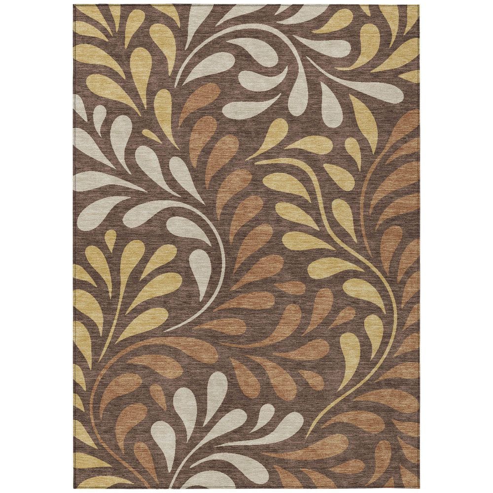 Chantille Machine Washable Indoor/Outdoor Abstract ACN2411 Fudge 10 ft. x 14 ft. Area Rug price history on PriceWatchPro