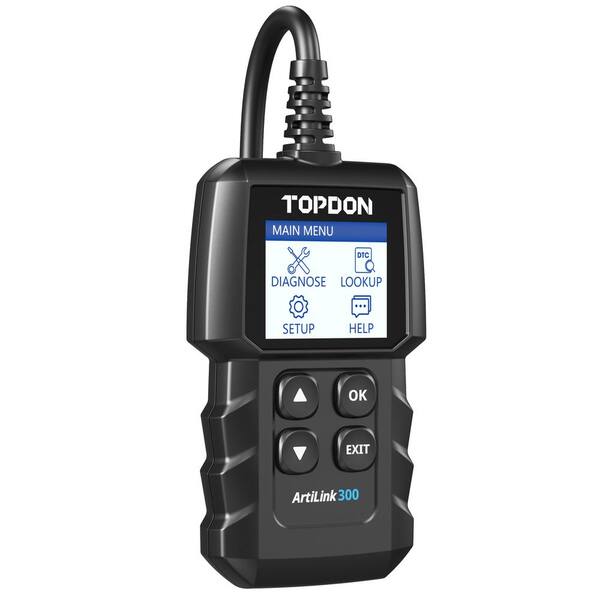 TOPDON - ArtiLink300-Code Reader-O2 Sensor Test and Freeze Frame Data