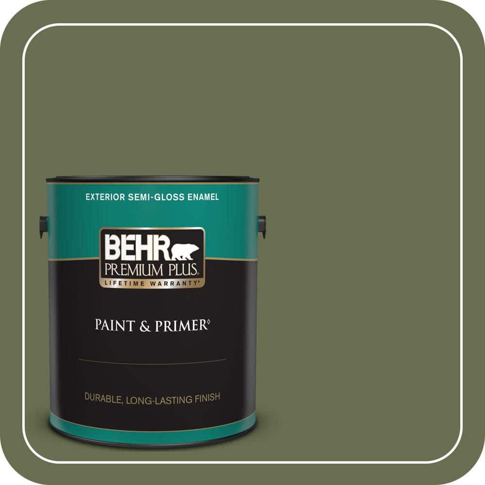 1 gal. #S380-7 Global Green Semi-Gloss Enamel Exterior Paint & Primer price history on PriceWatchPro
