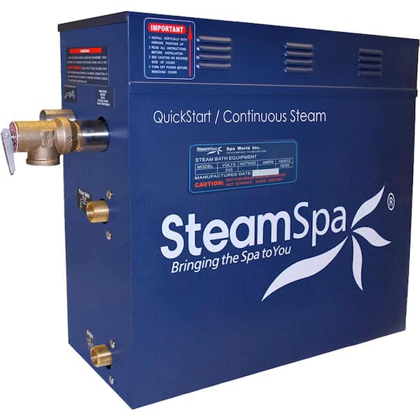 SteamSpa Oasis Series 10.5kW Steam Bath Generator Package
