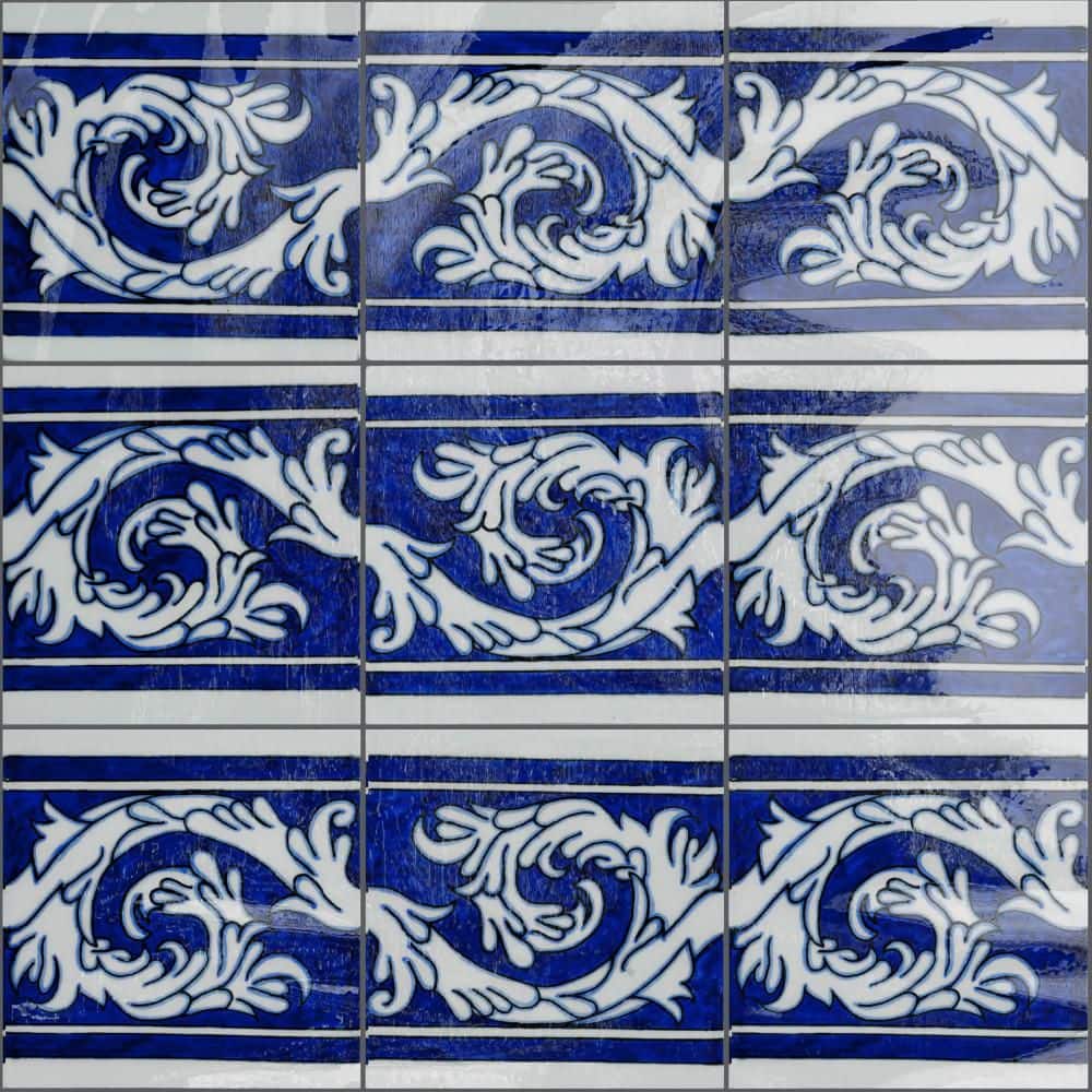Provincial Deco Marina 6 in. x 6 in. Porcelain Wall Tile (0.25 sq. ft. /Each) price history on PriceWatchPro