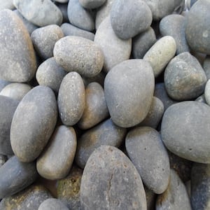 Rock Ranch 0.50 cu. ft. 40 lbs. 1 in. to 2 in. Black Mexican Beach Pebble (40-Bag 20 cu. Ft. 1600 lbs. Pallet)