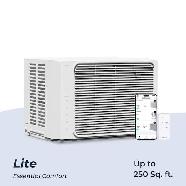 Lite Series 6,000 BTU 115-Volt Smart Window Air Conditioner, Wi-Fi/Remote, Easy Install, Up to 250 sq. ft.