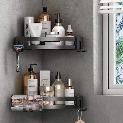 Corner Shelves Bathroom Shower Shelves Shampoo Shower Corner Shelf – Index  Bath