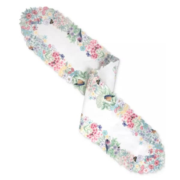 Lenox Butterfly Meadow Flutter Runner, Multicolor - 14"W x 72"L