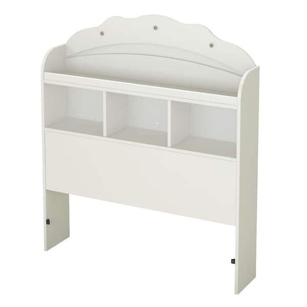 South Shore Tiara Pure White Twin Headboard