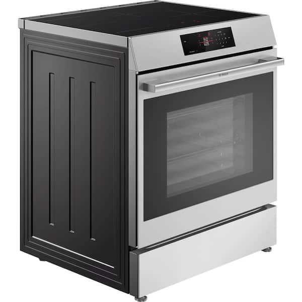 500 Series 30 in. 5.8 cu. ft. 5 Burner Slide-In Induction Range with Self-Cleaning Convection Oven in Stainless Steel