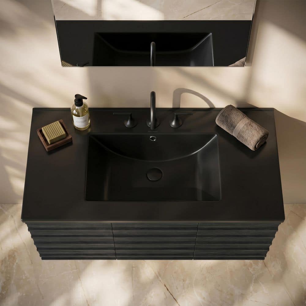 Swiss Madison 36 in. W x 5.5 in. D Ceramic Vanity Top in Matte