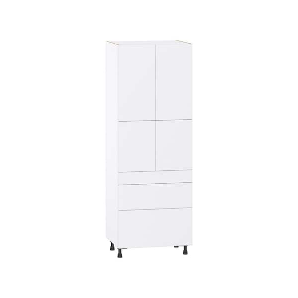 Pull Out Unit 12 Wide for Tall Pantry Modern Euro Slab Cabinet