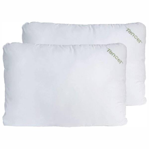 i pillow Pure Lux Queen Sized Sleeping Pillow with Cover, White (2-Pack)