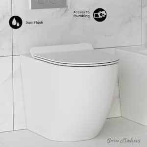 St. Tropez Elongated Toilet Bowl Only in Glossy White