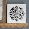 Designer Stencils Asana Mandala Stencil & Free Bonus Stencil FS025-B - The  Home Depot