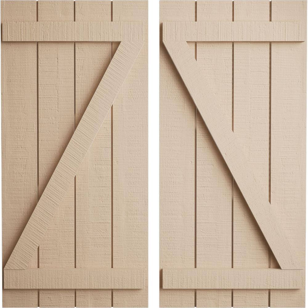 Ekena Millwork 22 in. x 88 in. Timberthane Polyurethane 4-Board