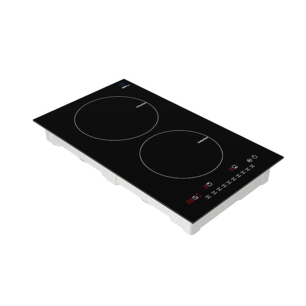 MegaChef Dual 2-Burner 8 in. Black Portable Induction Hot Plate Cooktop  985117412M - The Home Depot
