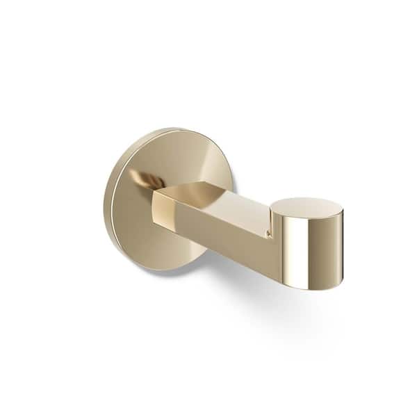 KOHLER Components Knob Robe Towel Hook in Vibrant French Gold