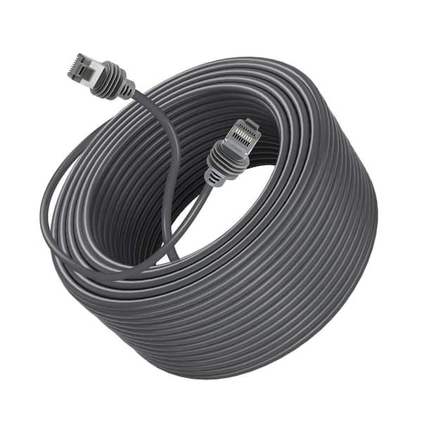 Starlink Gen 3-Copper Cable for Standard Gen 3-Compatible with 150 ft. 24 / 01 Indoor/Outdoor Extension Cord Gray