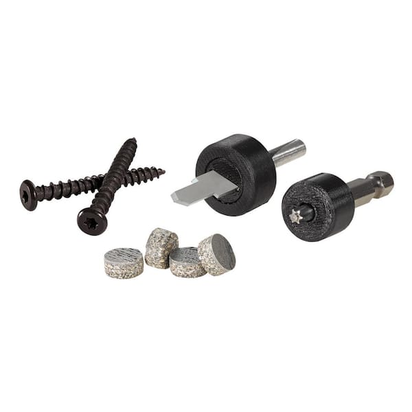 Cortex Hidden Fastening System for Trex Transcend Fascia - 1-3/4 inch Cortex screws and plugs - Island Mist (50 LF)