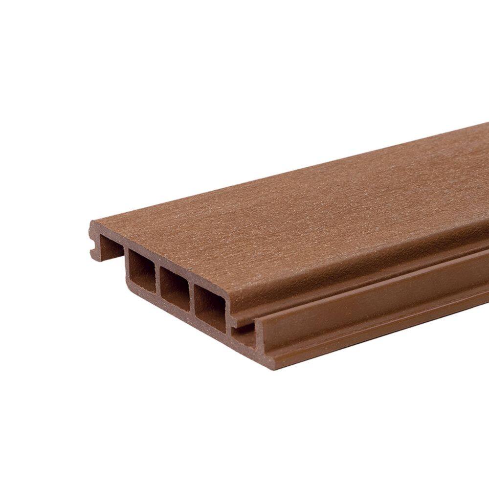 Water-Shedding 5.25 in. Mahogany Composite Deck Board Sample price history on PriceWatchPro